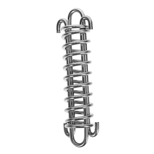 TOPBATHY Hochleistungsfeder Hundeseile Rutschhundeleine Hundeleine Einziehbar Trainingsleine Einziehbare Hundeleine Welpe Haustier Hundeleinen Gleitleinen Für Hunde Silver Rostfreier Stahl von TOPBATHY