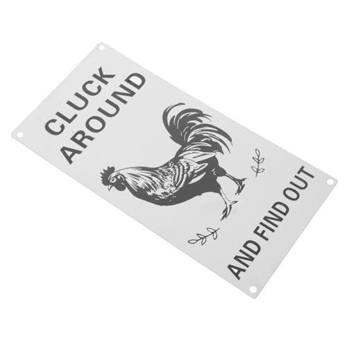 TOPBATHY Hühnerstall-Identifikationsdekorationen Lady Chicken-Wandkunst-Plakette Accessoire Bauernhausschilder Hühnerstall- Garten Rustikale Heimdekoration TOPBATHY Hühnerstall-Identifikationsdekorationen Lady Chicken-Wandkunst-Plakette Accessoire Bauernhausschilder Hühnerstall- Garten Rustikale Heimdekoration von TOPBATHY