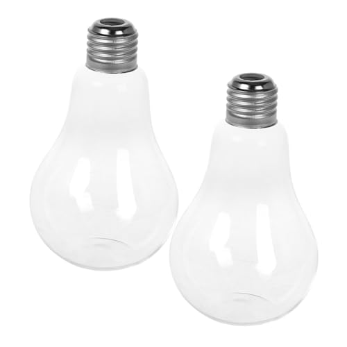 TOPBATHY Mini-Blumen-Set Mit 2 Glaskolbengläsern Glattes Gewinde Für Hochzeitsmittelstücke Und Heimdekoration von TOPBATHY
