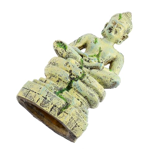 TOPBATHY Resin Buddha Statue für Aquarium Dekoration Tank Ornament für Frisches und Sichere und Langlebige für Aquarien und Terrarien TOPBATHY Resin Buddha Statue für Aquarium Dekoration Tank Ornament für Frisches und Sichere und Langlebige für Aquarien und Terrarien von TOPBATHY