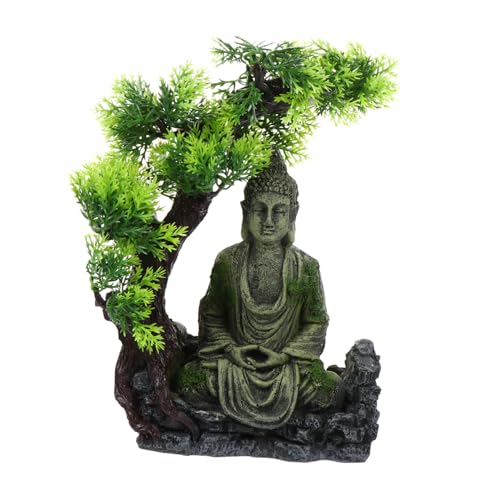TOPBATHY Resin Buddha Statue für Aquarium Dekoration Zen Figur für Fischbehälter und Langlebiges Sicheres Wasserpflanzenornament für Aquarienlandschaften TOPBATHY Resin Buddha Statue für Aquarium Dekoration Zen Figur für Fischbehälter und Langlebiges Sicheres Wasserpflanzenornament für Aquarienlandschaften von TOPBATHY