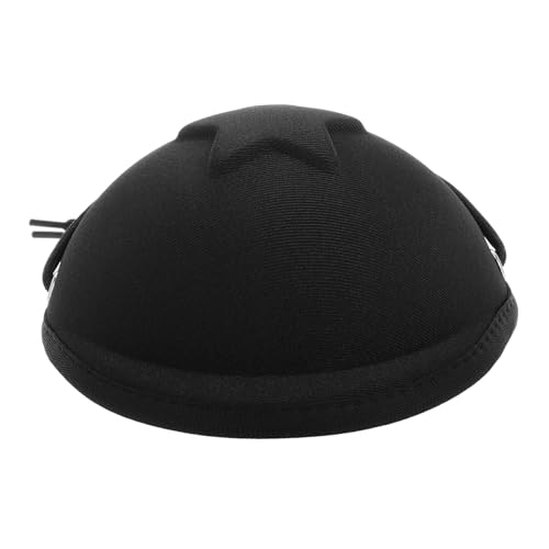 TOPBATHY Sicherheitshelm für Haustiere katzenmütze Hundemützen für Hunde Haustier Helm Hut für Hund Großer Hundehut Katzenhelm tragbarer Katzenhut Hüte für Hunde Haustierhut Eva Black von TOPBATHY