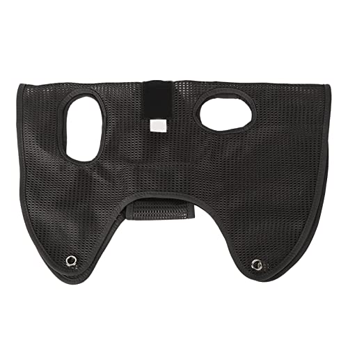 TOPINCN Hundepflege. Bequemer Stoff für Kleine Hunde Heilen Zum Schneiden von Schwarz M: Taille: 35-50 cm / 13,8-19,7 Zoll, Beinabstand: 21-26 cm / 8.3-10,2 Zoll (M) von TOPINCN