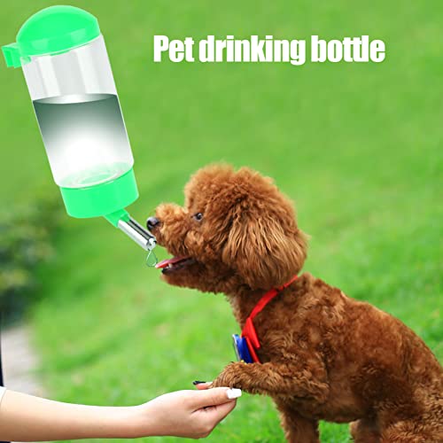 Langlebige, Lecksistente Haustierkugeldüse für Kaninchenhundkatze, Versiegelungsgummi-Ring-Design, Leicht zu Bedienende Hängende Wasserflasche für Käfig (Green) von TOPINCN