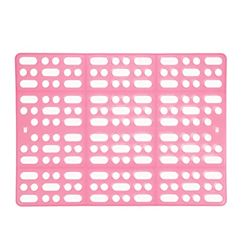 Langlebige Meerschweinchen -Käfigmatte in Heller Farbe, Leicht zu Reinigen und Sicher für Kleine Haustiere, Stilvolles Design (PINK) von TOPINCN