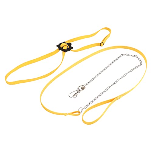 Schildkrötenkabelbaumleine Einstellbare Dauerhafte Reptilienleine für Outdoor, für Ihre Haustiere, Polyester -Samtmaterial (L 12 Zoll 144 Auslasslöcher) von TOPINCN