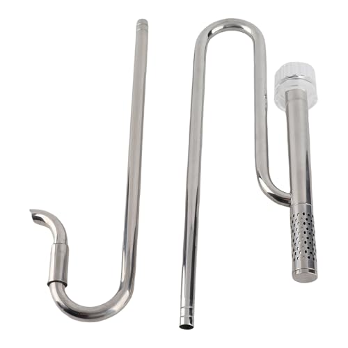 TOPINCN 304 Edelstahl -Fischtank -Lilie Rohrset mit Oberflächenskimmer, Einfach zu Bedienender Zuflussabflussrohr, für die Wartung von Aquarien, Ideal für Fischpfleger (12-mm-Auslass mit TOPINCN 304 Edelstahl -Fischtank -Lilie Rohrset mit Oberflächenskimmer, Einfach zu Bedienender Zuflussabflussrohr, für die Wartung von Aquarien, Ideal für Fischpfleger (12-mm-Auslass mit von TOPINCN