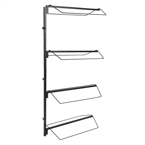 TOPINCN 4 -Tier -Sattelregal, Hochleistungs -Eisenstandhalter -Sattelpanel, Große Kapazität English Sättel mit Abnehmbaren Stangen, Stabiler Ordentlicher Tack -Aufbewahrungsständer für von TOPINCN