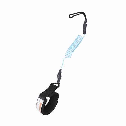 TOPINCN 5ft Stand Up Paddle Board Sproted Leine mit Knöchelgurt, Robust und Leicht für Surfbrett, für Bodyboard Geeignet, Neoprenmaterial Geeignet (Blue) von TOPINCN