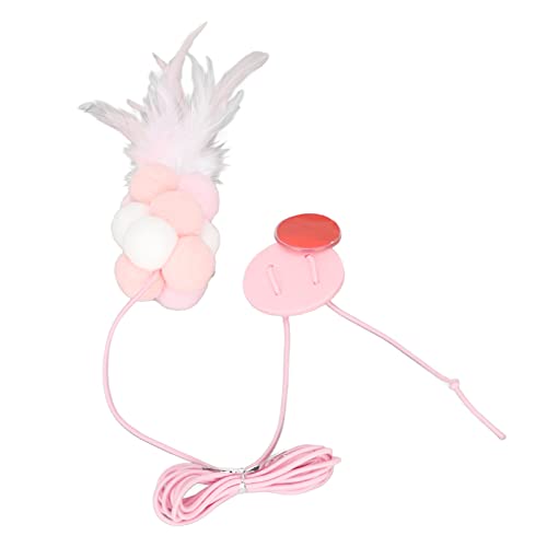 TOPINCN Elastisches Elastisches Spielzeug mit Strohklapper (Plüschball) von TOPINCN
