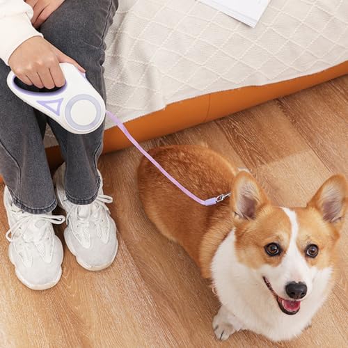 TOPINCN Ergonomische Touch Light LED Retractable Dog Lash Safe Wearable Griff Haustierleine mit RGB -Atemlicht für Nacht Wandelnde Hunde TOPINCN Ergonomische Touch Light LED Retractable Dog Lash Safe Wearable Griff Haustierleine mit RGB -Atemlicht für Nacht Wandelnde Hunde von TOPINCN