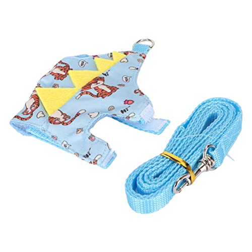 TOPINCN Frettchenkabelbaum Leine Weich Bequem Bequem Einstellbar D Ring für Kleine Tiere Westegurt, Süßes Meerschweinchengurt mit Leinen -Set für Haustierratten, Polyester Fleece Nylon -Gurtband TOPINCN Frettchenkabelbaum Leine Weich Bequem Bequem Einstellbar D Ring für Kleine Tiere Westegurt, Süßes Meerschweinchengurt mit Leinen -Set für Haustierratten, Polyester Fleece Nylon -Gurtband von TOPINCN