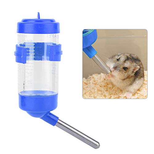 TOPINCN Freundlicher Borstenwasserfutter mit Einer Düse mit Einem Tropfen ohne Tropfen Kleiner Kapuzing -Wasserner für Chinchilla (Blue) von TOPINCN