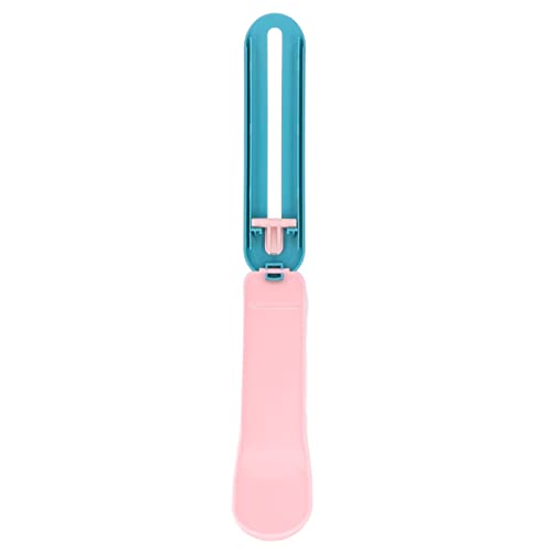 TOPINCN Gat Treat Scoop Aeve Premium Cat Tetas Tetas Behandeln (Rosa Löffel mit blauem Griff) von TOPINCN