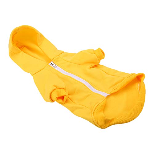 TOPINCN Haustier Warmes Zip -up -Hoodie Hügel für Hund Casual Tenfit in Blue S, M, L, XL für und Winterkleidung (L) von TOPINCN