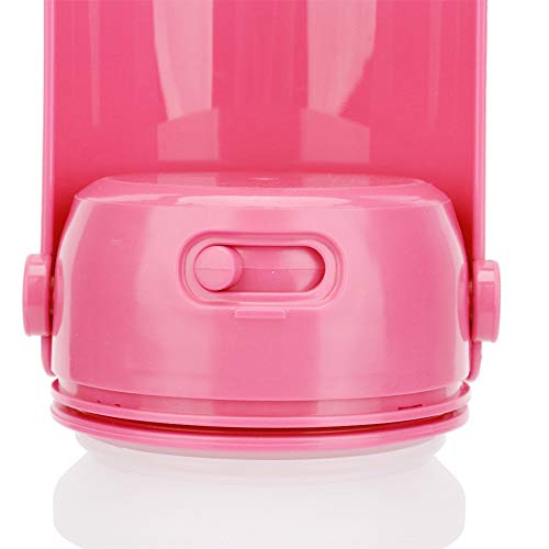 TOPINCN Haustier-Wasserspender, Reise-leichte Outdoor-Haustier-Wasserflasche, Katze für Hund(pink) von TOPINCN
