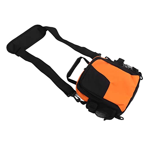 TOPINCN Haustier für Haustier -Behandlungen mit Haken für Hunde -Snack Training für den Outdoor Reisen Oxford Tuch Langlebig (Orange und Schwarz) von TOPINCN