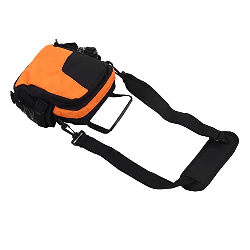 TOPINCN Hund Snack Trainingstasche Mehrere Aufbewahrungstaschen Haustier Tasche für Gehen Oxford Tuch (Orange und Schwarz) von TOPINCN
