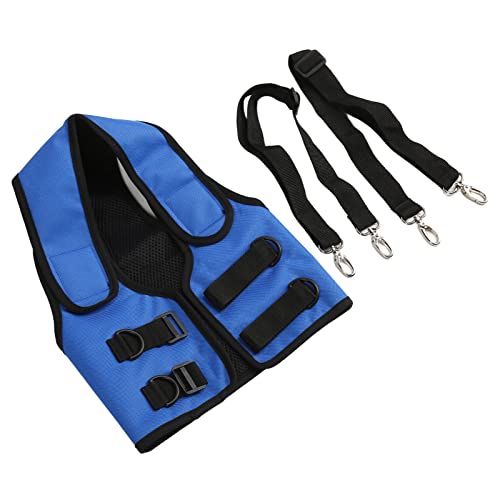 TOPINCN Hundeträger -Kabelbaum -Heben des Doppelhubs für Schwache Hunde mit Vorderen Beinen, Einstellbare Schlingeunterstützung für Orthopädische Läsionen, Oxford Fabric (L) von TOPINCN