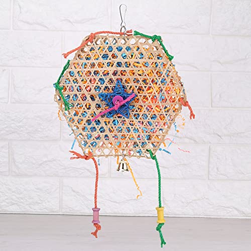 TOPINCN Interaktiver Papagei Vogel Kauspielzeug Bambuspapier Hanging Spielzeug für Stressabbau und Einsamkeit Prävention Kleines Tierspiel TOPINCN Interaktiver Papagei Vogel Kauspielzeug Bambuspapier Hanging Spielzeug für Stressabbau und Einsamkeit Prävention Kleines Tierspiel von TOPINCN