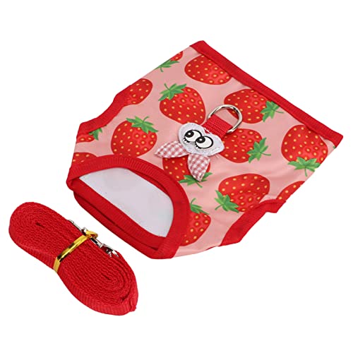 TOPINCN Kleine Tierweste Traktionsgurt Bequemes Atmungsaktives Kleid für Haustiere, Kaninchenurlaubskleidung, Chinchilla (L) von TOPINCN