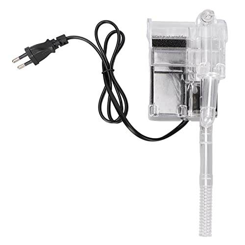 TOPINCN Kleiner Aquarium-Leistungsfilter, Aquarium-Filterölfilmprozessor für Aquarien (EU-Stecker 220 V) von TOPINCN