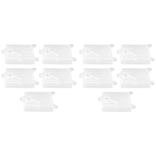 TOPINCN Königin-Käfig-Fänger-Clips, 10 Stück, Königin-Fangwerkzeug, Bienenzuchtausrüstung, Zubehör, Fänger-Clips, Kunststoff, Königin-Fangwerkzeug, Königin-Fänger, Bienenkönigin-Fänger, TOPINCN Königin-Käfig-Fänger-Clips, 10 Stück, Königin-Fangwerkzeug, Bienenzuchtausrüstung, Zubehör, Fänger-Clips, Kunststoff, Königin-Fangwerkzeug, Königin-Fänger, Bienenkönigin-Fänger, von TOPINCN