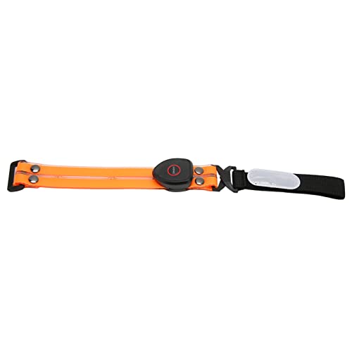 TOPINCN LED-Armband, Wasserdichtes, Verstellbares LED-Leuchtband Zum Gehen (Orange) von TOPINCN