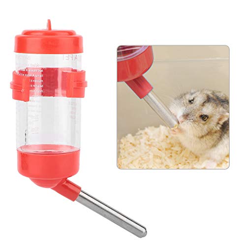 TOPINCN Non -Hamster -Wasserflasche mit Tropfen (Rot) von TOPINCN