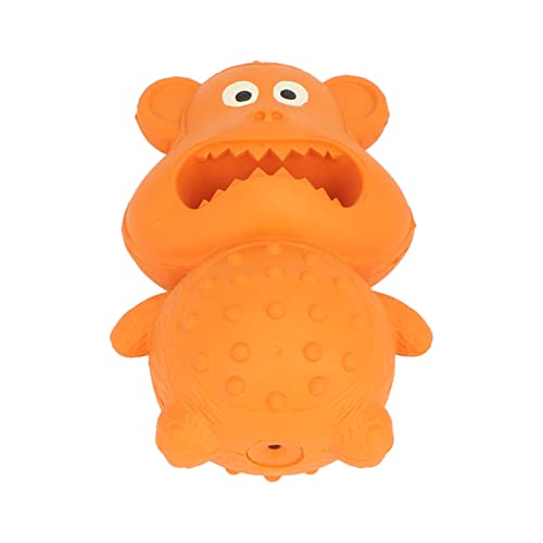 TOPINCN Quietschendes Hundespielzeug, Gesundes, Exquisites Hundespielzeug aus Gummi, Bissfester Spaß für Haustierbedarf (Orange) von TOPINCN
