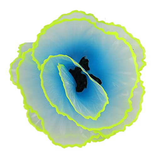 TOPINCN Simulation Salat Koralle Dekor Lebendige Effekte Farbecht Aquarium Koralle Ornament Fluoreszierende Sichere Lebensechte Unterwasserwelt für Aquarien (Blau) von TOPINCN