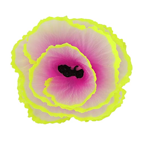 TOPINCN Simulation Salat Koralle Dekor Lebendige Effekte Farbecht Aquarium Koralle Ornament Fluoreszierende Sichere Lebensechte Unterwasserwelt für Aquarien (Lila) von TOPINCN