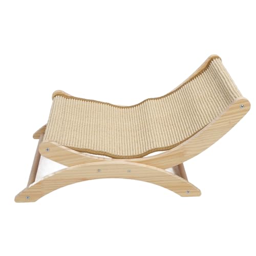 TOPINCN Sisal-Katzenhängematte, Stabiler Rahmenstuhl, Kratzfest, Haustier-Loungebett, für Katzenbesitzer TOPINCN Sisal-Katzenhängematte, Stabiler Rahmenstuhl, Kratzfest, Haustier-Loungebett, für Katzenbesitzer von TOPINCN