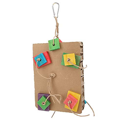 TOPINCN Spielzeug Zum Kauen der Farbigen Hölzernen Holzblöcke für Nagte Accessoires von Petolierten Vogelkäfig für Haustiere (S 36x18x72in) von TOPINCN