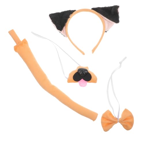 TOPPERFUN 1 Satz Tierkostüm mit Tierohren Stirnband für Partys und Cosplay Lustige Verkleidung für Erwachsene Festivals und Fotosessions TOPPERFUN 1 Satz Tierkostüm mit Tierohren Stirnband für Partys und Cosplay Lustige Verkleidung für Erwachsene Festivals und Fotosessions von TOPPERFUN