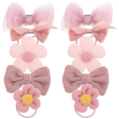TOPPERFUN 10 Moorschleifen Süße Katzenhaar-Accessoires Haustier-Blumen-Kopfbedeckungen Für Die Haustierpflege Und Dekoration von TOPPERFUN