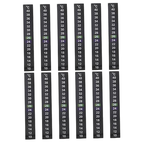 TOPPERFUN 12St Temperaturaufkleber für Fischbecken temperaturanzeige digital temperaturanzeige Aquarienthermometer Aufkleber Temperaturstreifen Nagelaufkleber Aquarium-Thermometer TOPPERFUN 12St Temperaturaufkleber für Fischbecken temperaturanzeige digital temperaturanzeige Aquarienthermometer Aufkleber Temperaturstreifen Nagelaufkleber Aquarium-Thermometer von TOPPERFUN