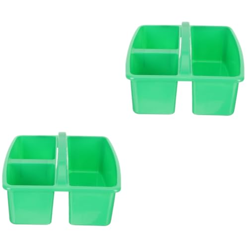 TOPPERFUN 2 Stück Reinigungs Organizer mit Griff Vielseitiger Aufbewahrungskorb für Badezimmer Hotelzimmer und Haushalt Leichter für Putzmittel Kosmetik und Tägliche Utensilien Tragbar und von TOPPERFUN