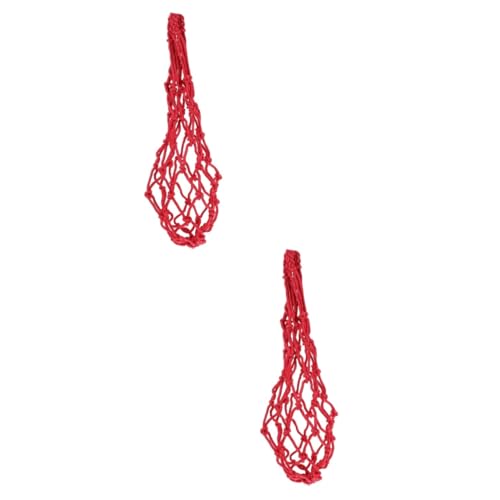TOPPERFUN 2 Stück Schnur Hanging Feeder Futterspender Geflügel Hühnerfutter Hühnerspielzeug Hängend Gemüse Hühnerzubehör Für Hühner Fütterung Küken Füttern Vieh Montiert Polyester Rot TOPPERFUN 2 Stück Schnur Hanging Feeder Futterspender Geflügel Hühnerfutter Hühnerspielzeug Hängend Gemüse Hühnerzubehör Für Hühner Fütterung Küken Füttern Vieh Montiert Polyester Rot von TOPPERFUN