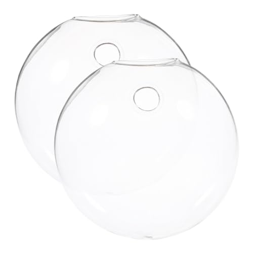 TOPPERFUN 2 Stück hydroponische Vase Hängendes Terrarium aus Glas Glasterrarien für Pflanzen Wandhängender Vasenanhänger Pflanzterrarien Wandblumenvase Transparent TOPPERFUN 2 Stück hydroponische Vase Hängendes Terrarium aus Glas Glasterrarien für Pflanzen Wandhängender Vasenanhänger Pflanzterrarien Wandblumenvase Transparent von TOPPERFUN