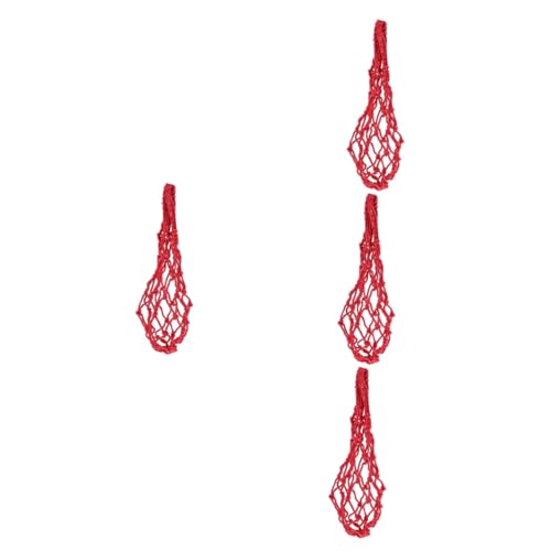 TOPPERFUN 4-teilige Schnur Hanging Feeder Montiert Gemüse Hängend Küken Füttern Vieh Fütterung Geflügel Hühnerzubehör Für Hühner Hühnerspielzeug Hühnerfutter Futterspender Polyester Rot TOPPERFUN 4-teilige Schnur Hanging Feeder Montiert Gemüse Hängend Küken Füttern Vieh Fütterung Geflügel Hühnerzubehör Für Hühner Hühnerspielzeug Hühnerfutter Futterspender Polyester Rot von TOPPERFUN