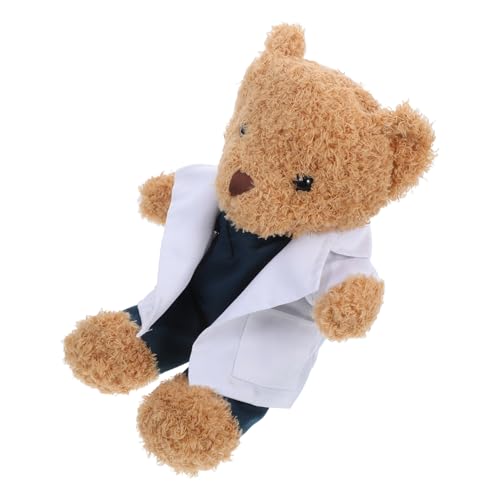 TOPPERFUN Doktor Stoffbär großer ausgestopfter Bär dekorativer Cartoon süßer Eisbär Hundearzt-Halloween-Kostüm Stofftierkleidung Tierarzt Arztkostüm für Hunde Teady-Bär PP Baumwolle TOPPERFUN Doktor Stoffbär großer ausgestopfter Bär dekorativer Cartoon süßer Eisbär Hundearzt-Halloween-Kostüm Stofftierkleidung Tierarzt Arztkostüm für Hunde Teady-Bär PP Baumwolle von TOPPERFUN