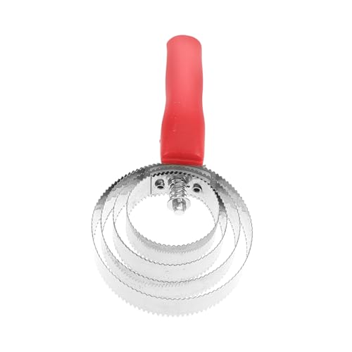 TOPPERFUN Doppelseitiger Pferdestriegel Aus Edelstahl Ergonomischer Griff Vielseitige Tierpflegebürste Für Pferde Hunde Schafe Und Ziegen von TOPPERFUN
