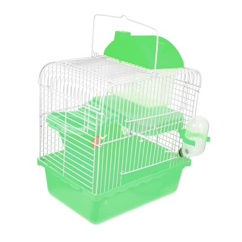 TOPPERFUN Hamsterkäfig Hamsterschloss Haustierhäuschen Hamster Spielzeug hamsterspielzeug Krabbelndes Spielzeug Tierkäfig Rattenhaus Rattenzimmer Karikatur Chinchillakäfig schmücken von TOPPERFUN