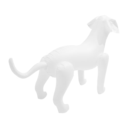TOPPERFUN Haustierkleidung Modellkleidung Haustierhandlung Bühnenstütze Schaufensterpuppe Selbststehende Aufblasbare Hunde Haustierkleid Aufblasbarer Hund Für Dekoration von TOPPERFUN