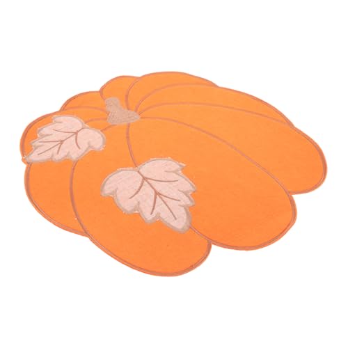 TOPPERFUN Kürbistischmatte Hey Kürbisse Willkommen Fallen Herbst Party Halloween-Platzdeckchen Halloween -Tischmatten Kürbis Untersetzer Thanksgiving -Taschen Kürbis Tischset Vlies Orange TOPPERFUN Kürbistischmatte Hey Kürbisse Willkommen Fallen Herbst Party Halloween-Platzdeckchen Halloween -Tischmatten Kürbis Untersetzer Thanksgiving -Taschen Kürbis Tischset Vlies Orange von TOPPERFUN