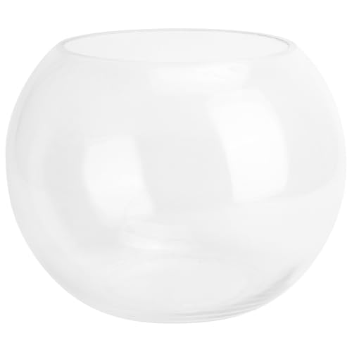 TOPPERFUN Luftpflanzenbehälter, Vase, Pflanze, Wand, rund, Terrarium, Schüssel, Tischdekoration, bruchsicher, Fischglas, Kaktuspflanze, Innenbereich, Betta-Tank TOPPERFUN Luftpflanzenbehälter, Vase, Pflanze, Wand, rund, Terrarium, Schüssel, Tischdekoration, bruchsicher, Fischglas, Kaktuspflanze, Innenbereich, Betta-Tank von TOPPERFUN