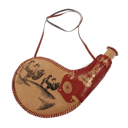 TOPPERFUN Traditionelle Wasserflasche mit Tragegurt Wasser für Outdoor Aktivitäten Desert Style Strapazierfähig und Wiederverwendbar für Reisen und Festivals TOPPERFUN Traditionelle Wasserflasche mit Tragegurt Wasser für Outdoor Aktivitäten Desert Style Strapazierfähig und Wiederverwendbar für Reisen und Festivals von TOPPERFUN