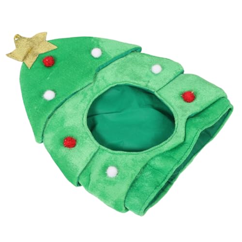 TOPPERFUN Weihnachtsbaummütze für Dekorationen Party Form Kiefer Kostüm Glitzer-Elfenhut Weihnachtsmütze Hunde-Weihnachts-Stirnband Haustierkopfbedeckung Weihnachtskappe Goldener Samt Grün TOPPERFUN Weihnachtsbaummütze für Dekorationen Party Form Kiefer Kostüm Glitzer-Elfenhut Weihnachtsmütze Hunde-Weihnachts-Stirnband Haustierkopfbedeckung Weihnachtskappe Goldener Samt Grün von TOPPERFUN