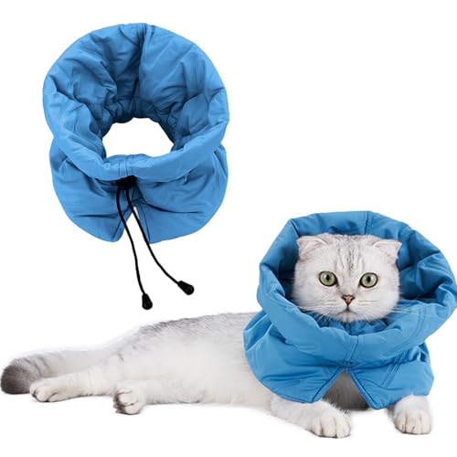 Halsband zur Genesung von Katzen, weich, verstellbar, Kegel für Katzen und Kätzchen, leicht, wasserdicht, elisabethanisches Halsband für nach Operationen, verhindert Lecken und Kratzen, Nackenschutz Halsband zur Genesung von Katzen, weich, verstellbar, Kegel für Katzen und Kätzchen, leicht, wasserdicht, elisabethanisches Halsband für nach Operationen, verhindert Lecken und Kratzen, Nackenschutz von TORJOY
